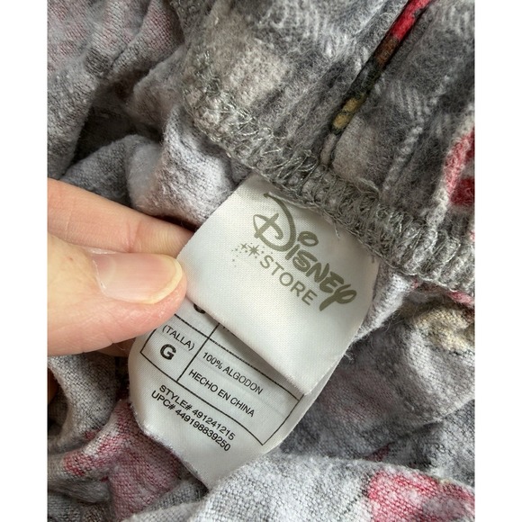 Disney Mens Grumpy Dwarf Pajama PJ Lounge Pants Large Gray - Picture 3 of 4